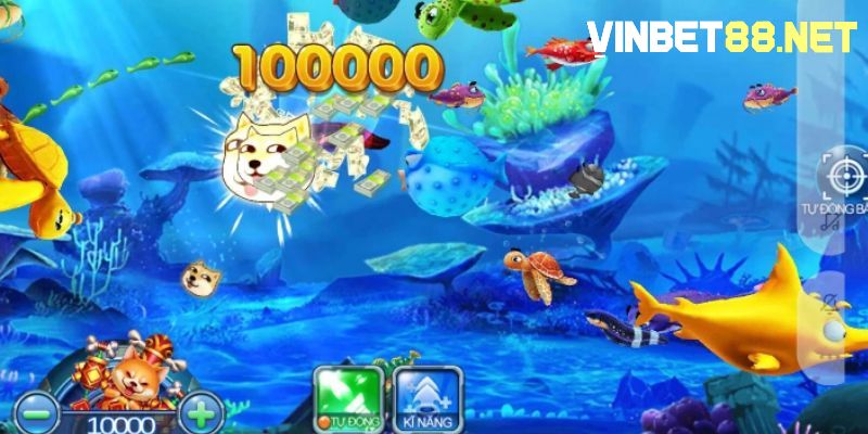 Tiêu diệt các chú cá có giá trị thưởng cao