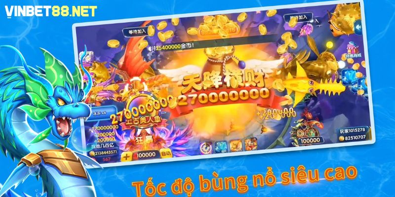 Lối chơi bắn cá Jackpot vô cùng quen thuộc với độ họa chân thực