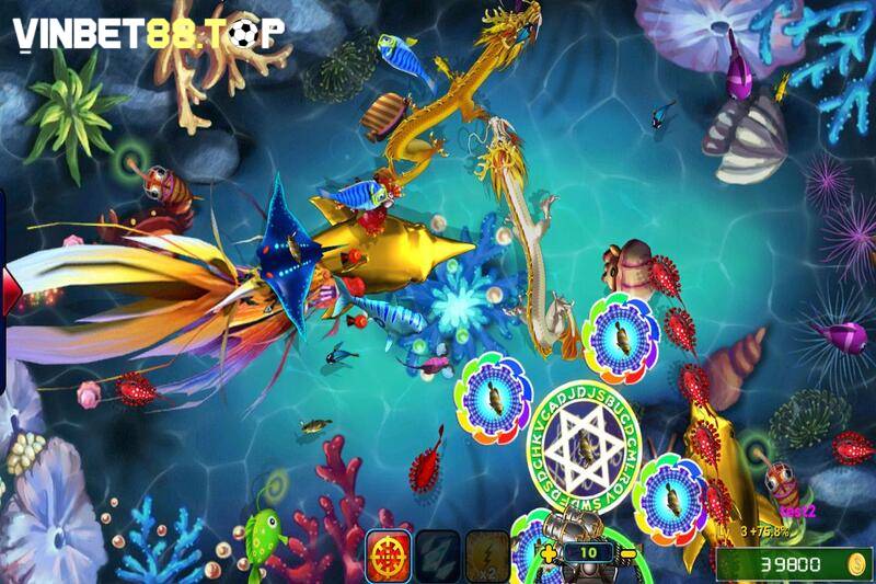 Bạn nên chờ cá bơi theo đàn để ngắm bắn